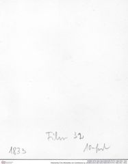 Historisches Foto (Rückseite) von Cyclothyreus sp. (NHMW-AFW-GEO-BACHMAYER-FOTO-1990-0041-1833)